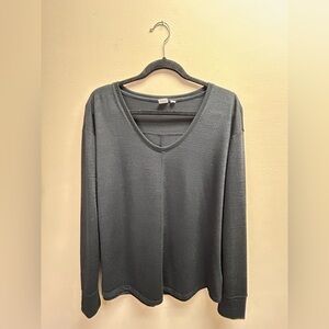 GAP Classic Black U-Neck Top